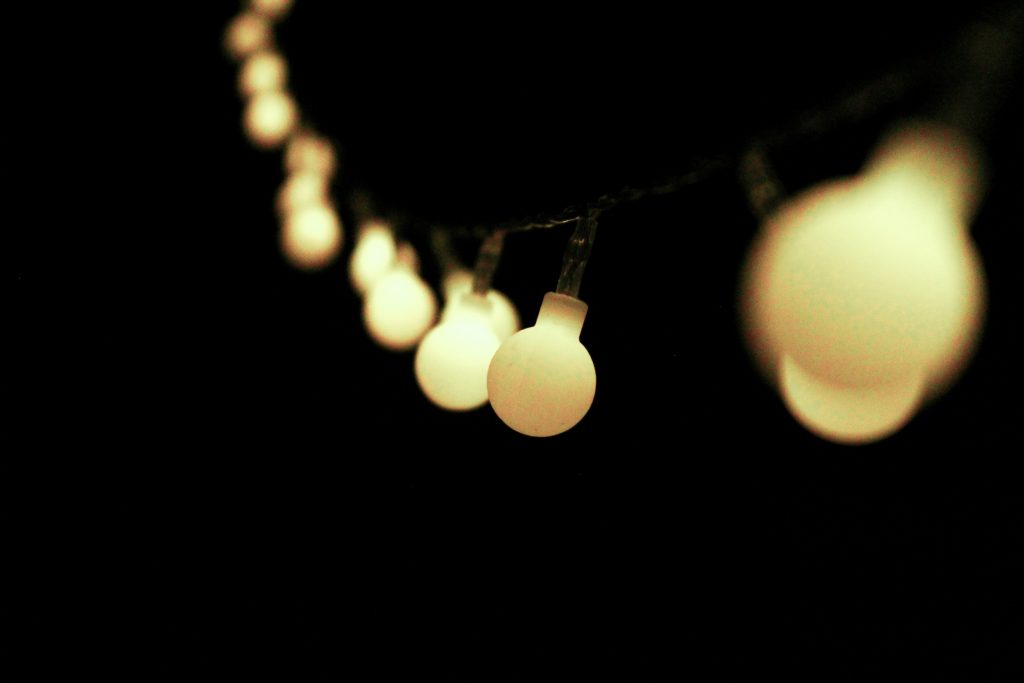 Bright string of lights