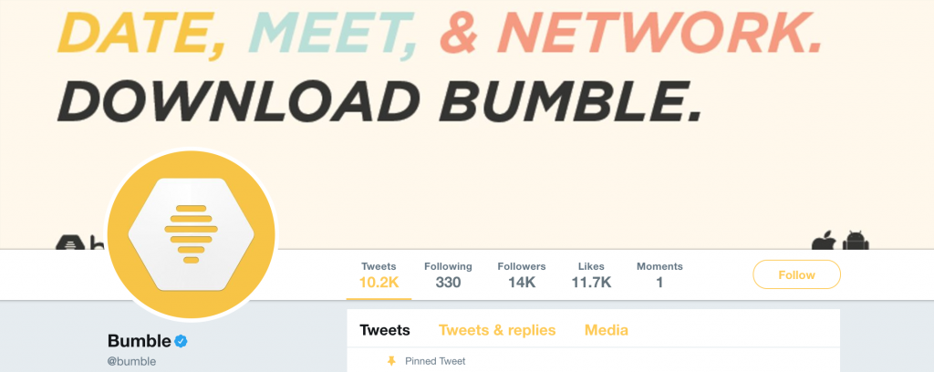 bumble bad design on twitter branding