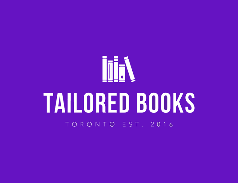 Online shop logo - Tailored Books