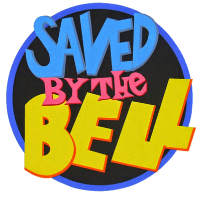 Saved By The Bell logo from the 90s.