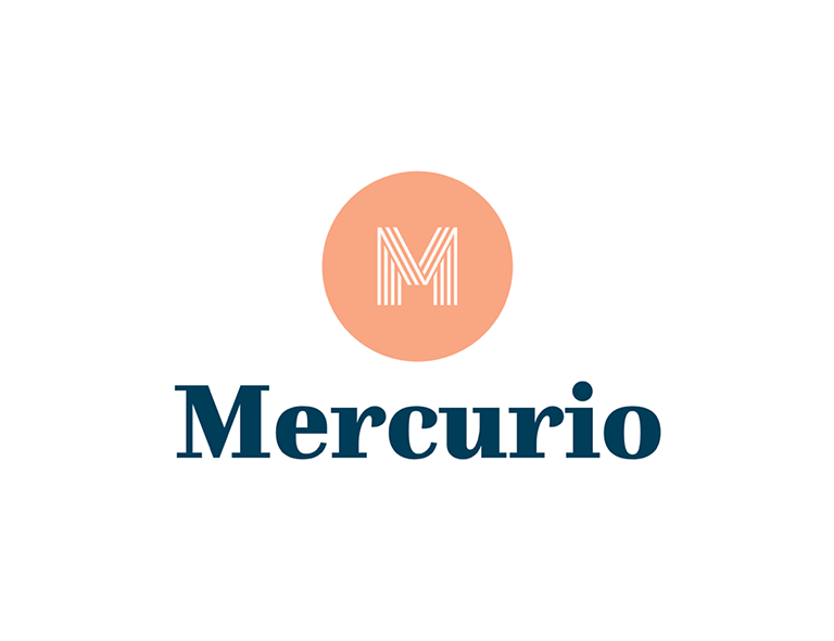 Mercurio Insurance Company Logo, Inspiration Made with Looka