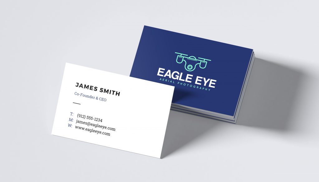 custom logo on business cards