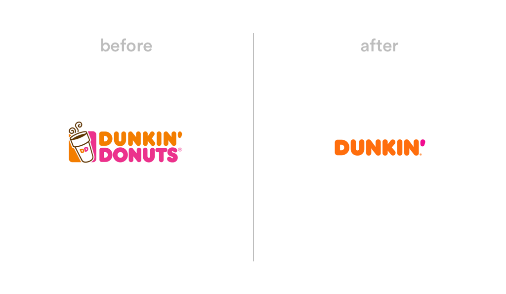 Dunkin logo redesign