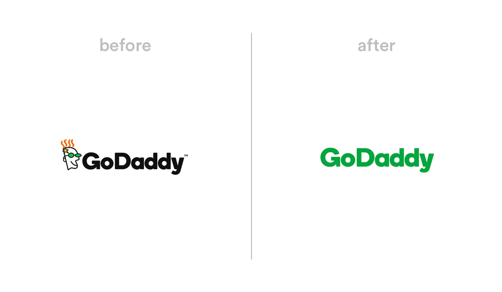 GoDaddy logo redesign