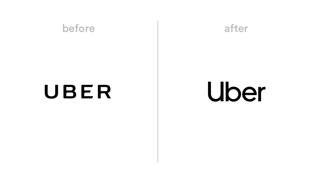 Uber logo redesign