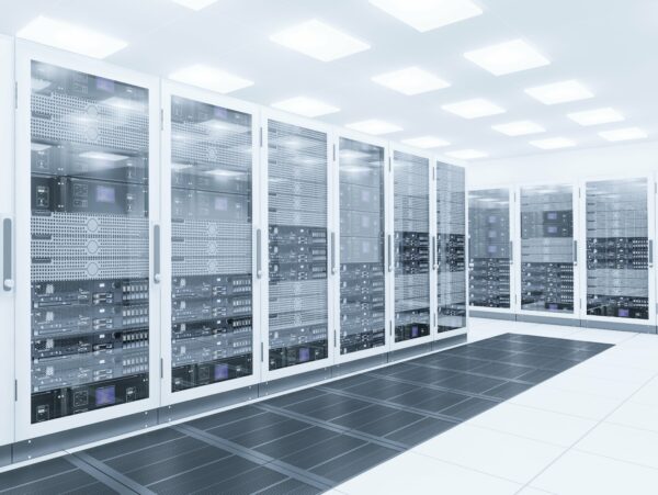 server farm or server warehouse