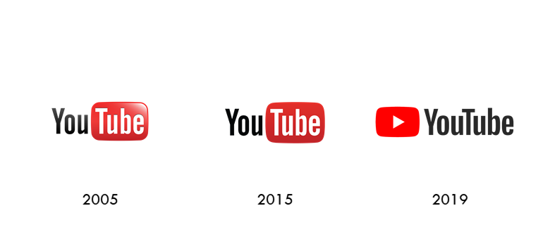 Youtube logo evolution