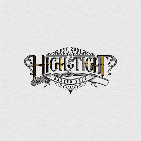 High and Tight Vintage Barbershop logo