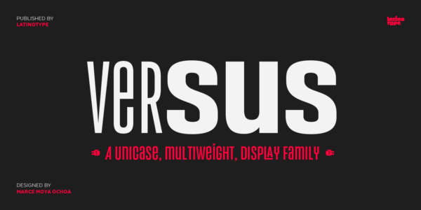 Versus font 2020