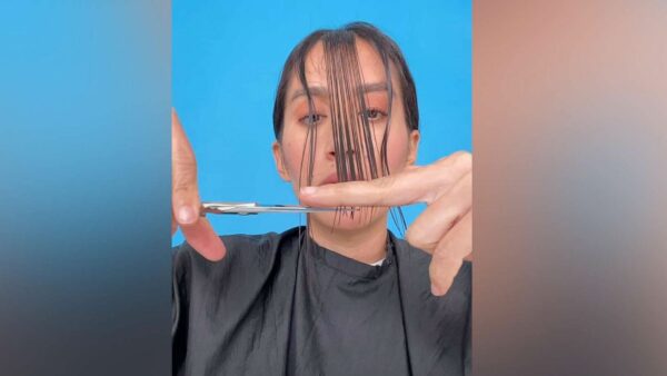 jen atkin cutting own hair