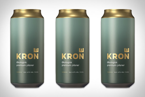 minimal beer can design