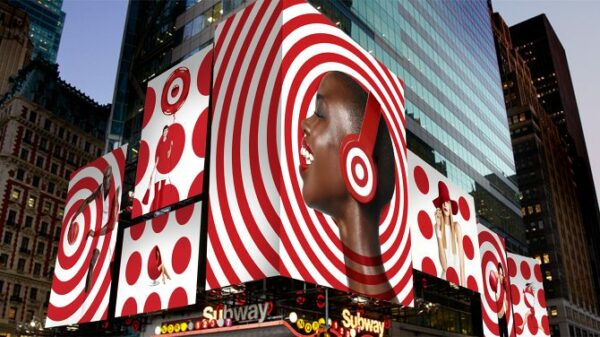 target using graphic design basic of repetition in ads