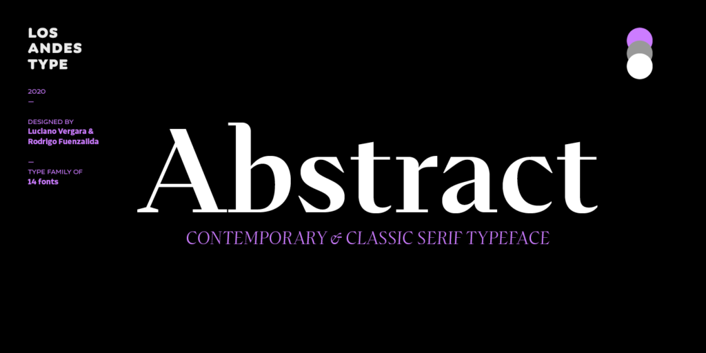 Abstract font 2021