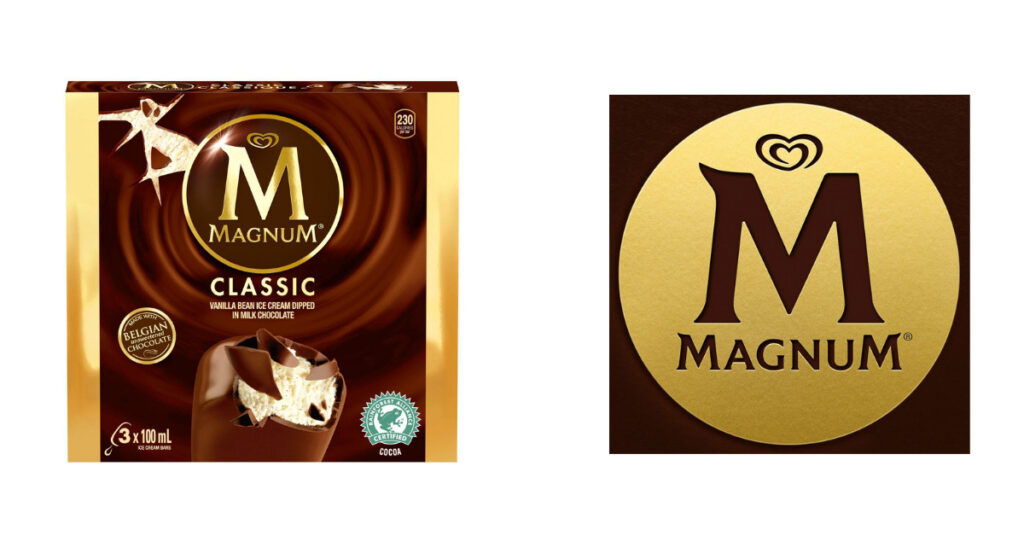 Magnum ice cream new logo