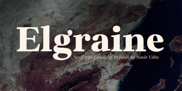 fuente serif elgraine