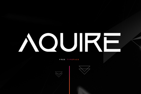 aquire modern font