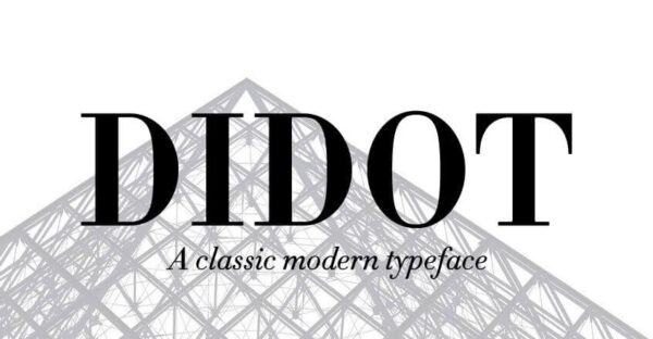 didot font