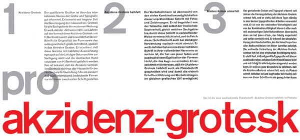 akzidenz-grotesk font