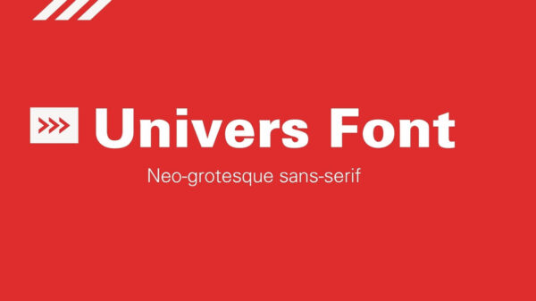 univers font