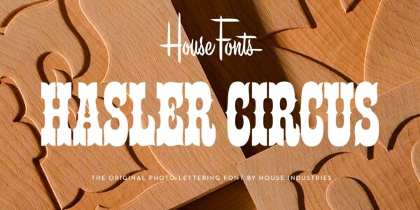 plinc hasler circus vintage font