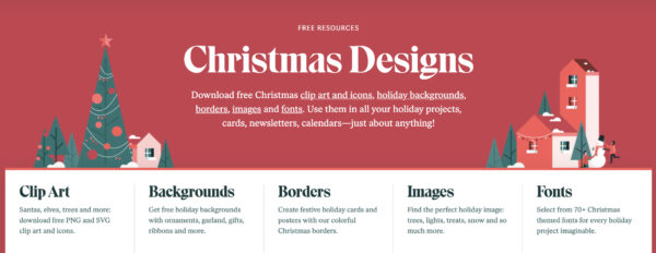 christmas serif font