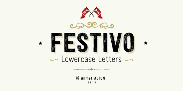 festivo christmas font