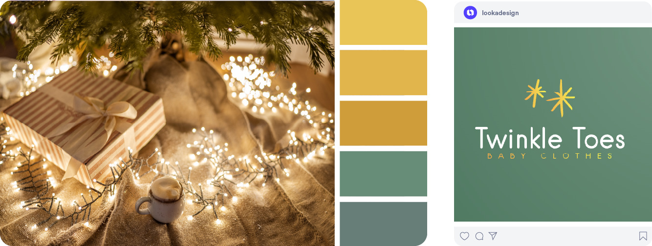 30 Winter and Christmas Color Palettes To Warm You Up | Looka