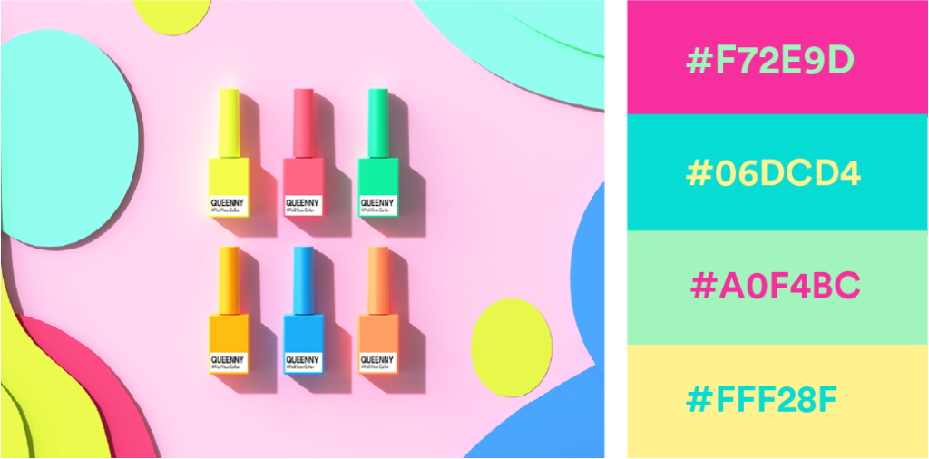 20 Bright Neon Color Palettes for Striking Designs Looka