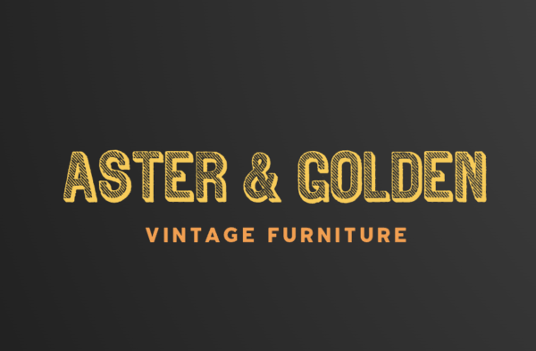 aster and golden vintage logo