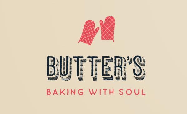 butters bakery vintage logo