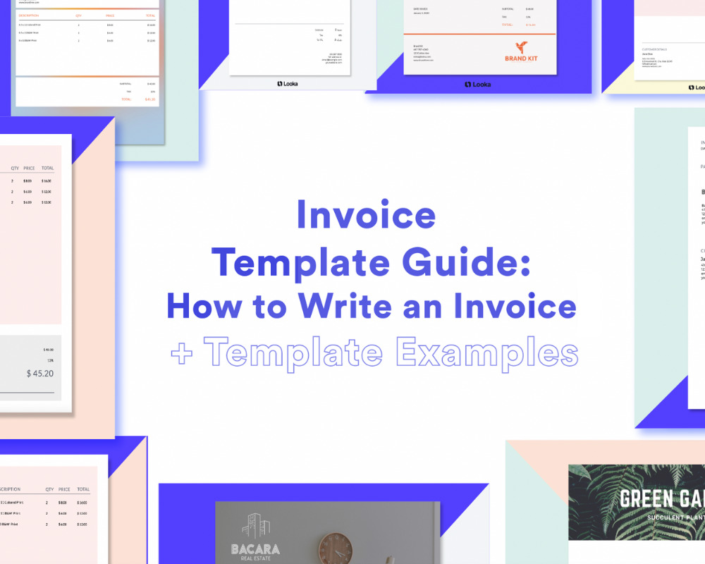 Invoice template guide and examples header image