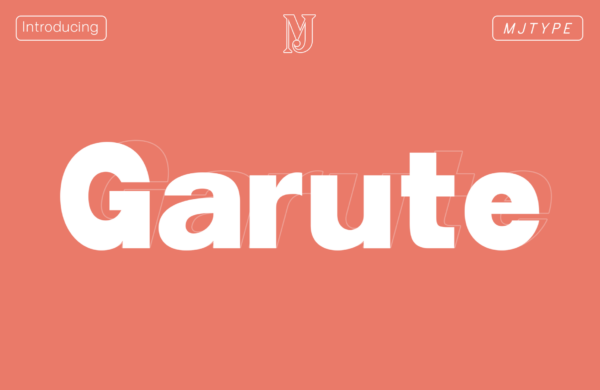 Garute sans serif font