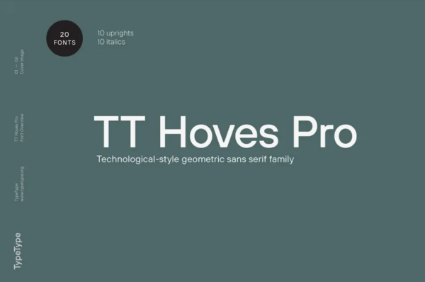 TT Hoves Pro logo font