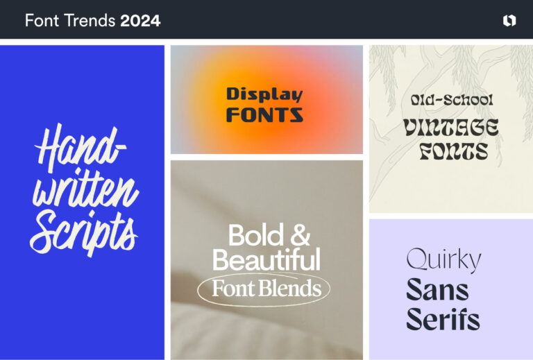 Top Font Trends Of 2025 Creative Fun And Human Looka Font Trends 2024 Infographic 768x519