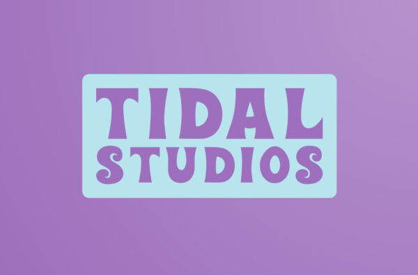 90s logo made in Looka: tidal studios