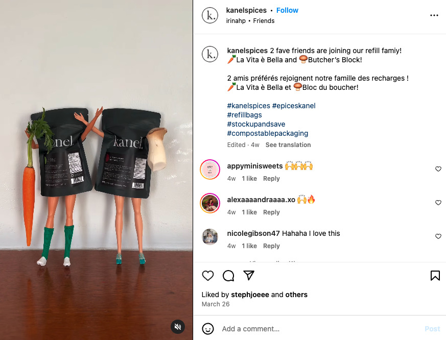 Kanel Spices business example for things to make and sell online
