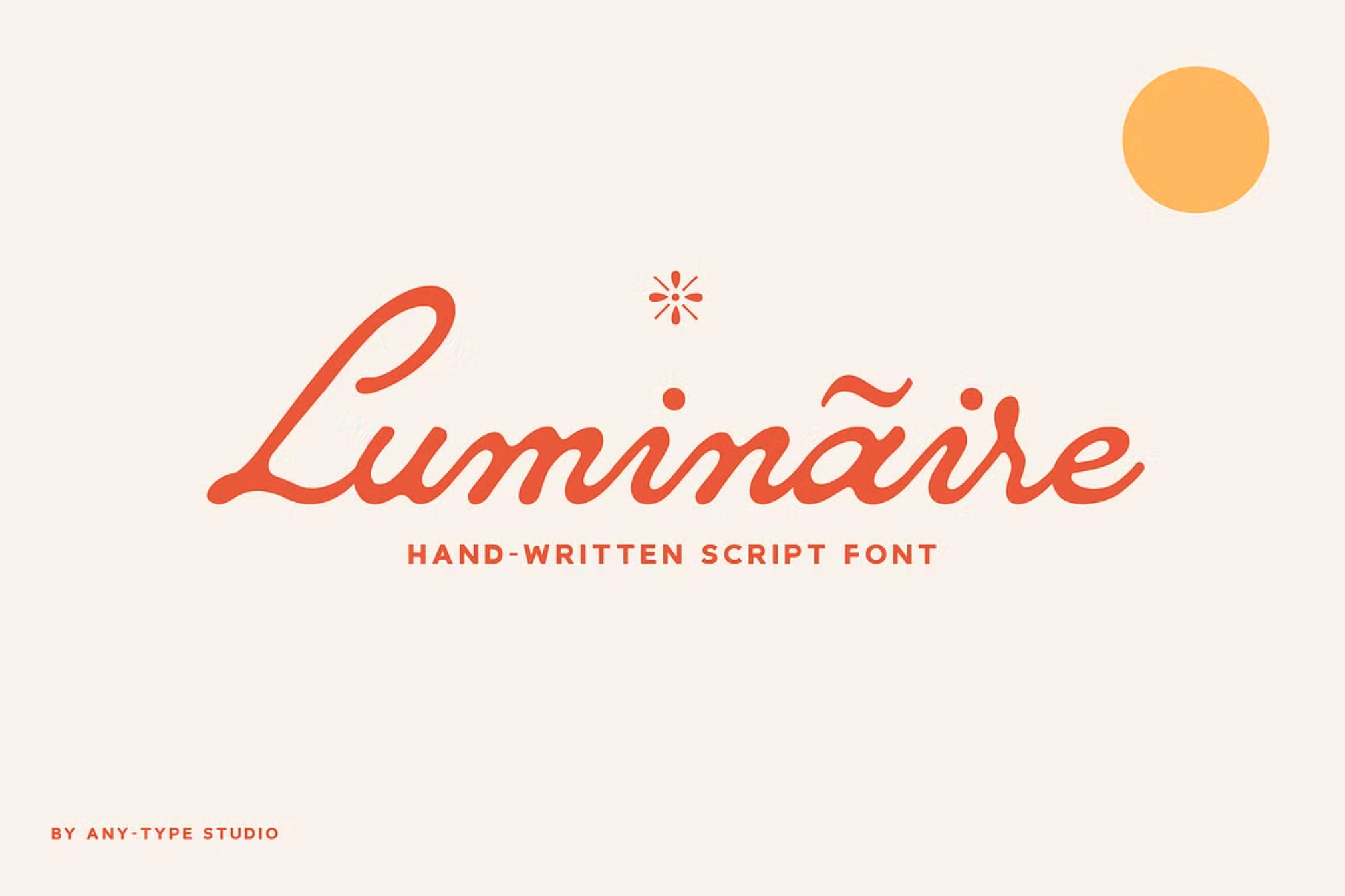 handwritten font style Luminaire