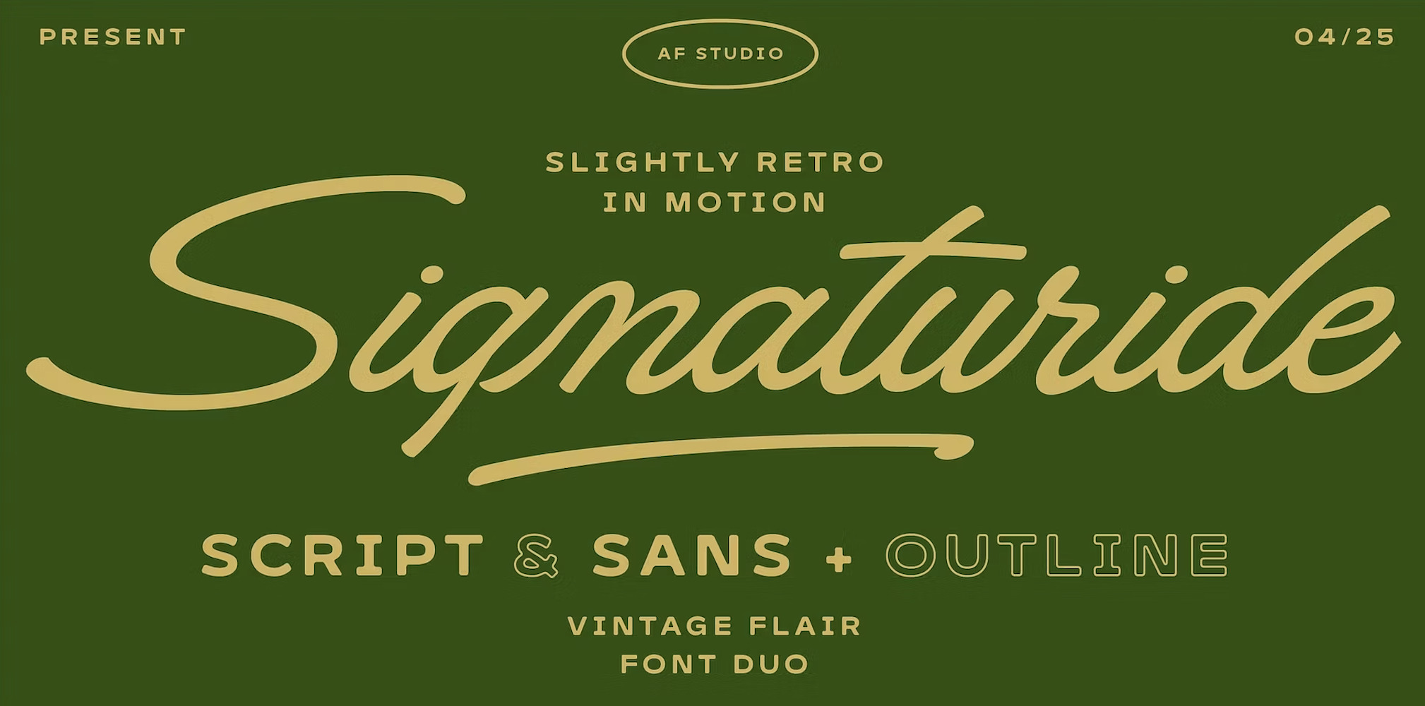 signaturide script font