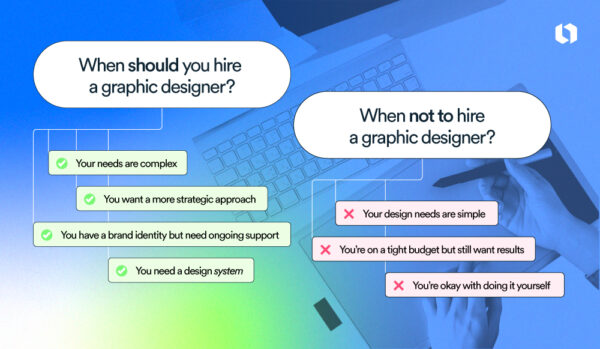 list of when to hire a graphic designer